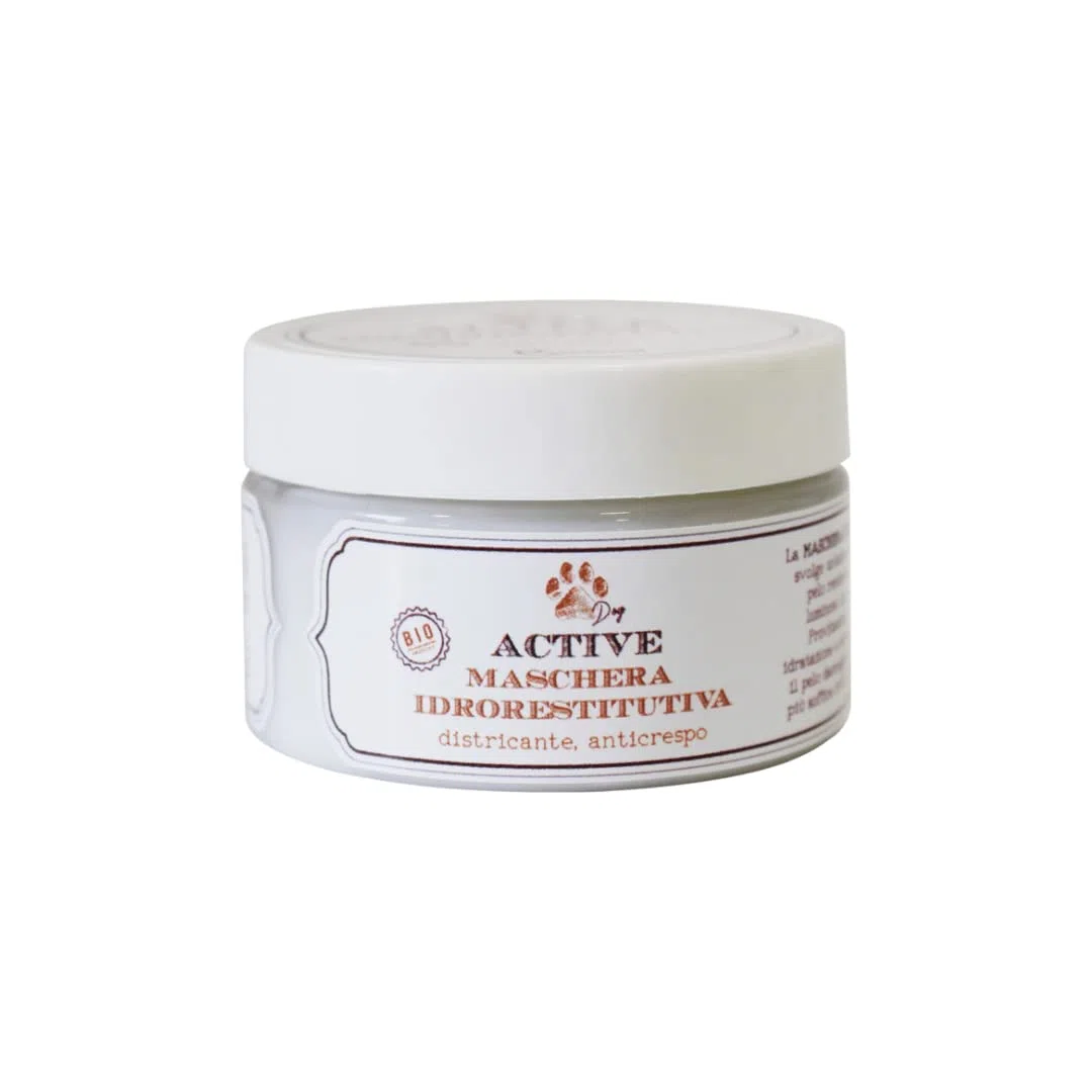 ACTIVE Maschera Idrorestitutiva, prodotto BIO, balsamo in crema di bellezza per cani - 100 ml