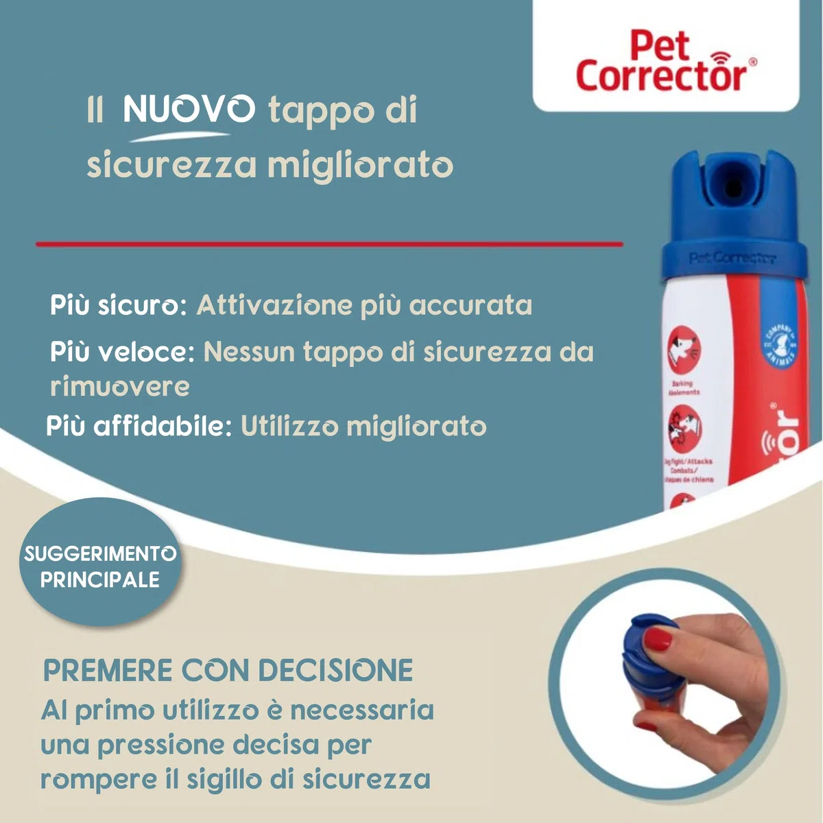 Supporto all'addestramento Pet Corrector - aiuta a correggere comportamenti indesiderati come abbaiare, saltare, rubare il cibo, rovinare i mobili e azzuffarsi con altri cani. Umano, sicuro, efficace.