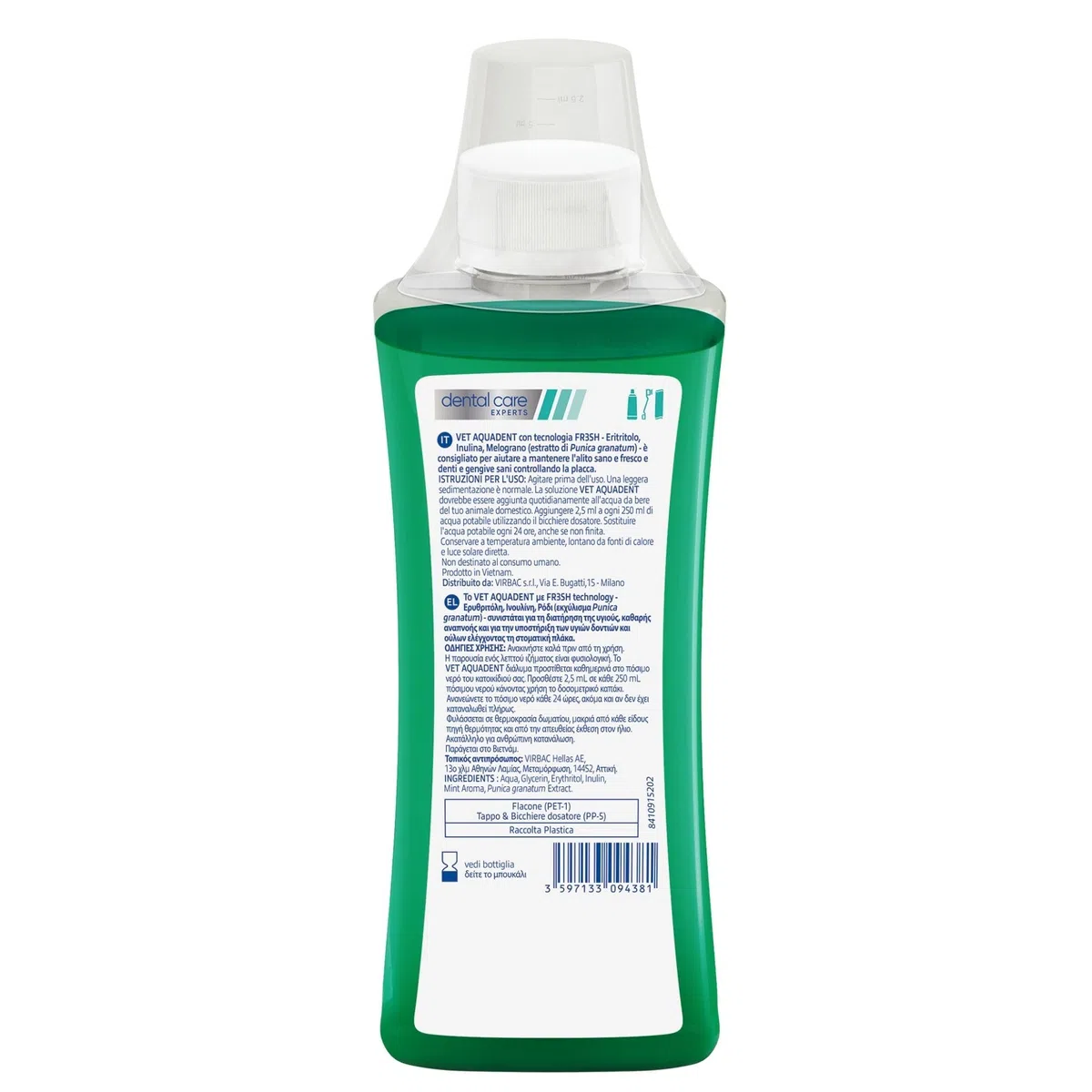 Virbac Vet Aquadent Fresh 250 ml