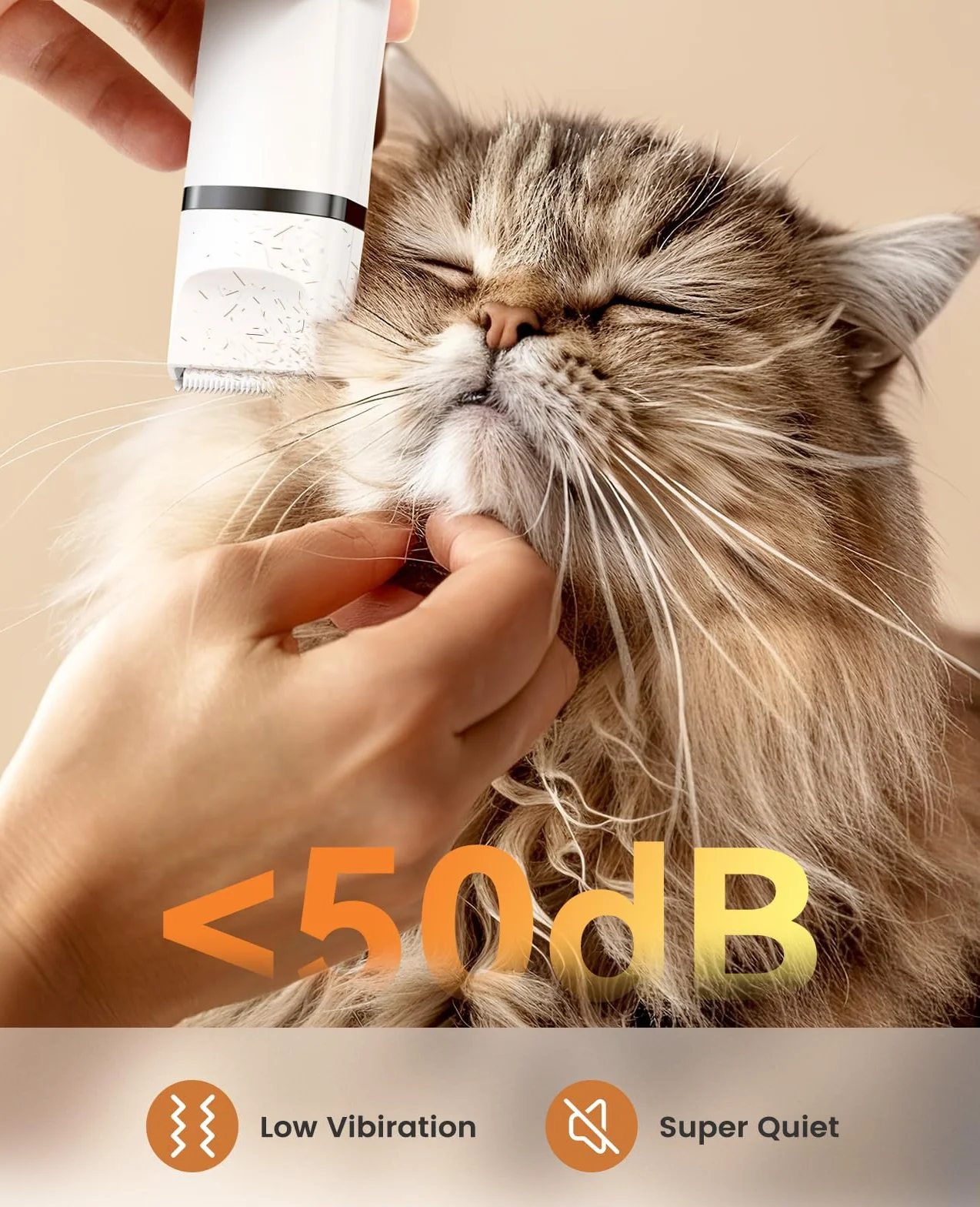 oneisall Set tosatrice per gatti, 3 in 1 tosatrice professionale per gatti a pelo lungo per zampe, sedere, nodi, dingleberry