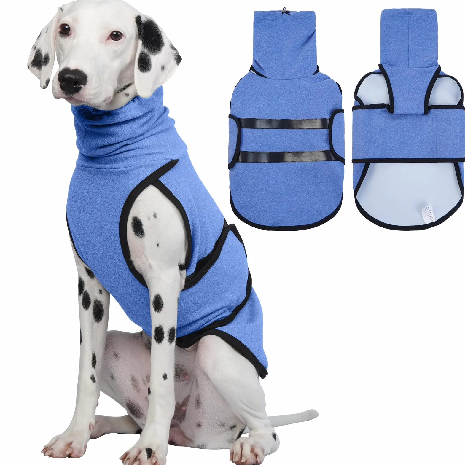 Giacca Ansiolitica Per Cani, Cappotto Anti-Ansia Per Cani Con Cappuccio Calmante, Maglione Per Cani Di Piccola Media E Grande Taglia, Cappotto Cane, Vestiti Per Cani