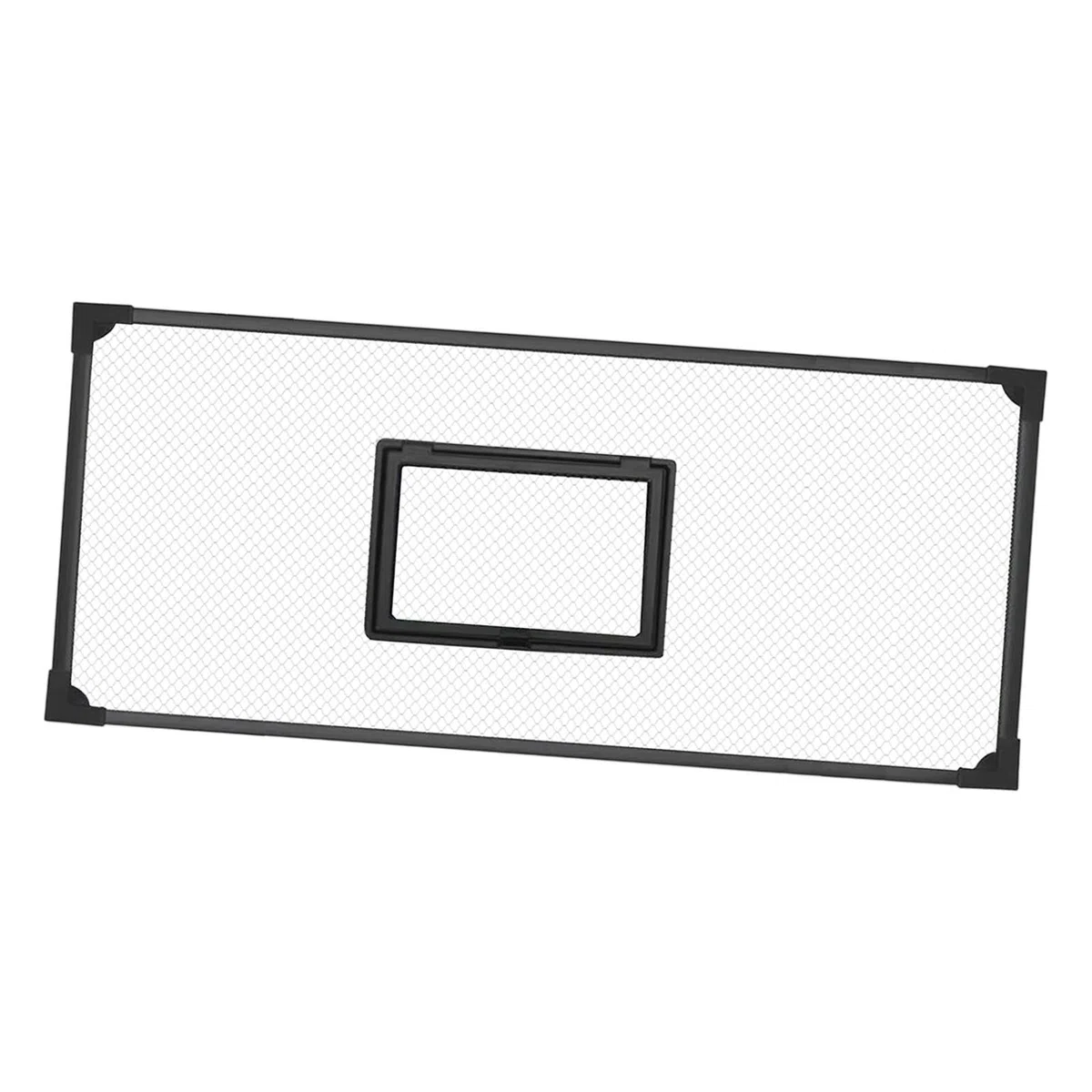 Baoblaze Copertura in Rete da 5 mm per Acquario, Multifunzionale, Resistente all'Usura, Professionale, Installazione Rapida, con Finestra di Alimentazione, 100x40 Cm