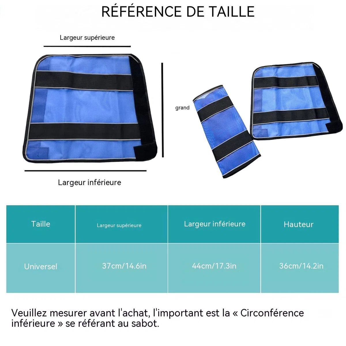 Stivali anti-mosche Colenumone, set da 2, traspiranti, con strisce riflettenti, per la protezione dalle punture di mosche (blu)