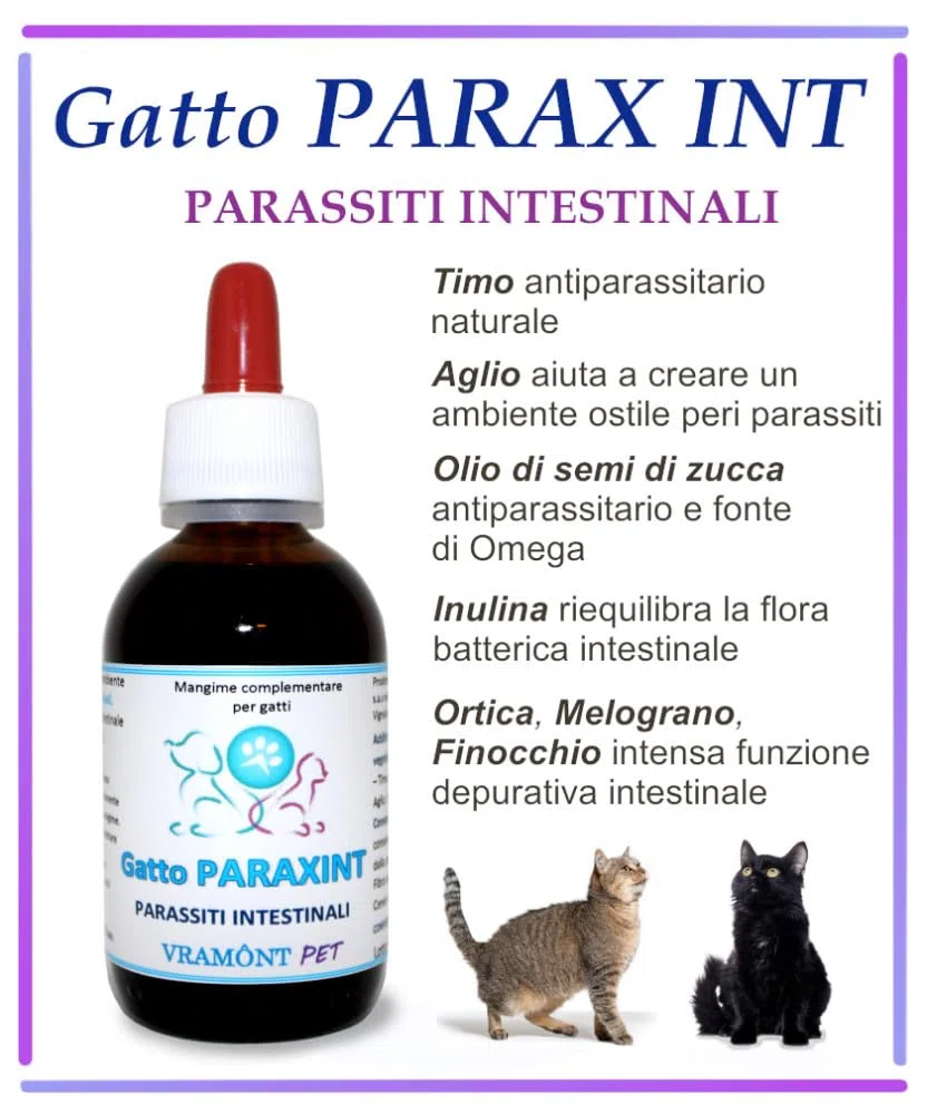 Gatto PARAX INT Parassiti intestinali 50ml Gocce