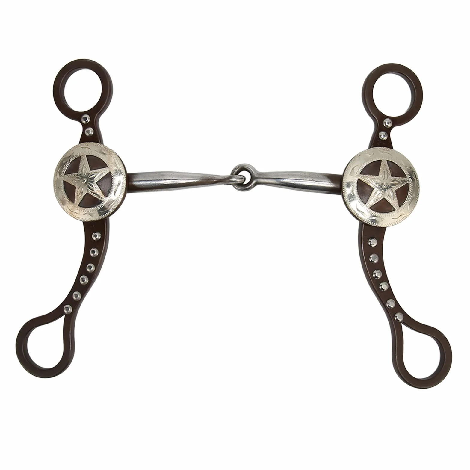 Morso Western per Cavallo, Morso per Bocca di Cavallo in Acciaio Inossidabile Ottimo per l'allenamento