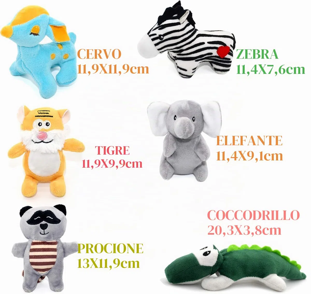 SHARLOVY Giocattoli cigolanti per cani di piccola taglia, giocattolo per cuccioli di animali di peluche, giocattolo da masticare per cuccioli carini per dentizione del cane.