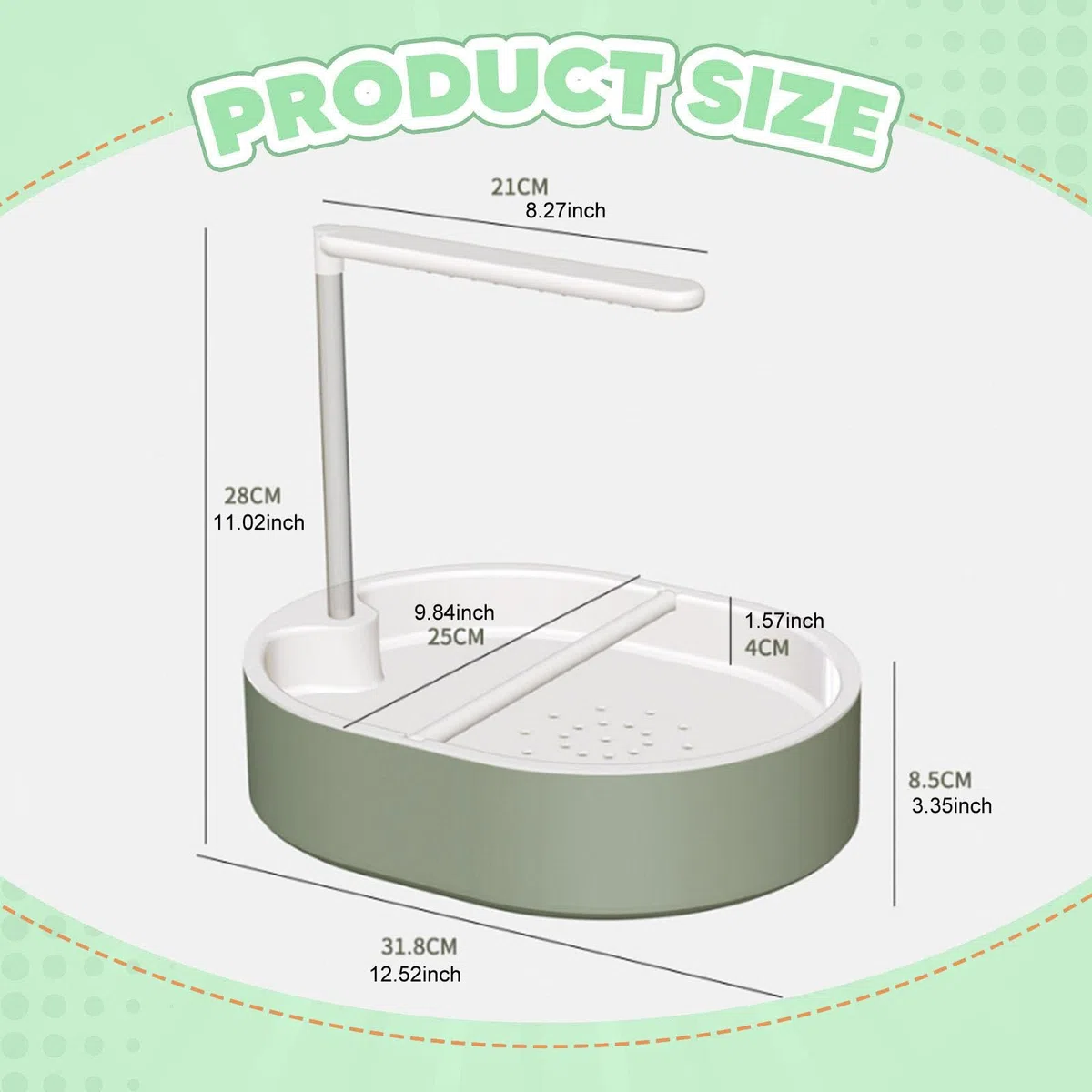 Doccia per Pappagalli con 26 Uscite d'Acqua, Vasca da Bagno Automatica per Uccelli Forniture USB Multifunzione con Pompa da 5 W, Bagnetti per Uccelli per Cockatiel, Amici, Piccioncini, Verde