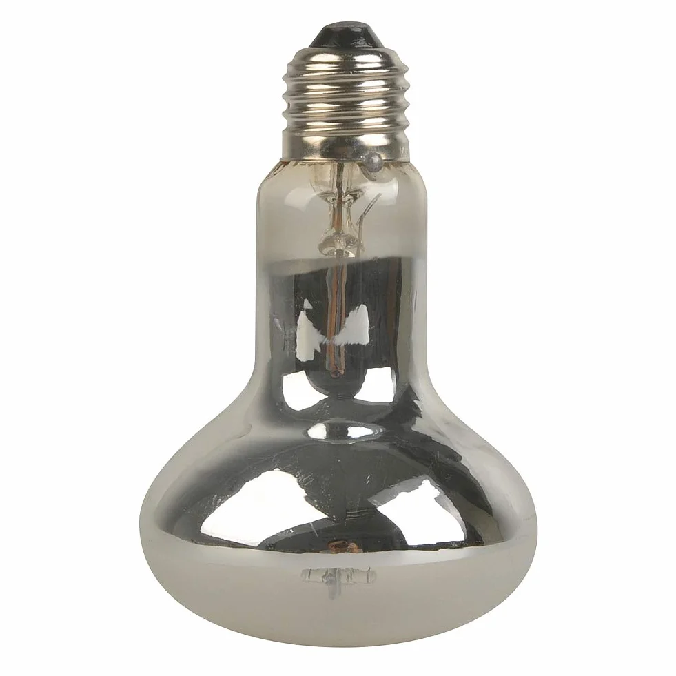 Lucky Herp, lampada UVA UVB a vapori di mercurio per rettili, 80 Watt, R80, E27 Filettatura a vite
