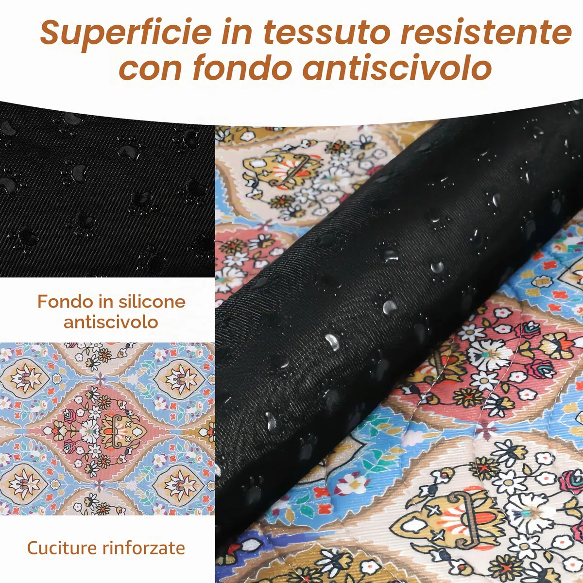 Gimars 80 x 92 cm, 2 Pezzi, Design Boho e Finitura Resistente, Traversine Lavabili per Cani, Tappetino Riutilizzabile per Addestramento Cuccioli, Assorbente, Antiscivolo e a Prova di Perdite