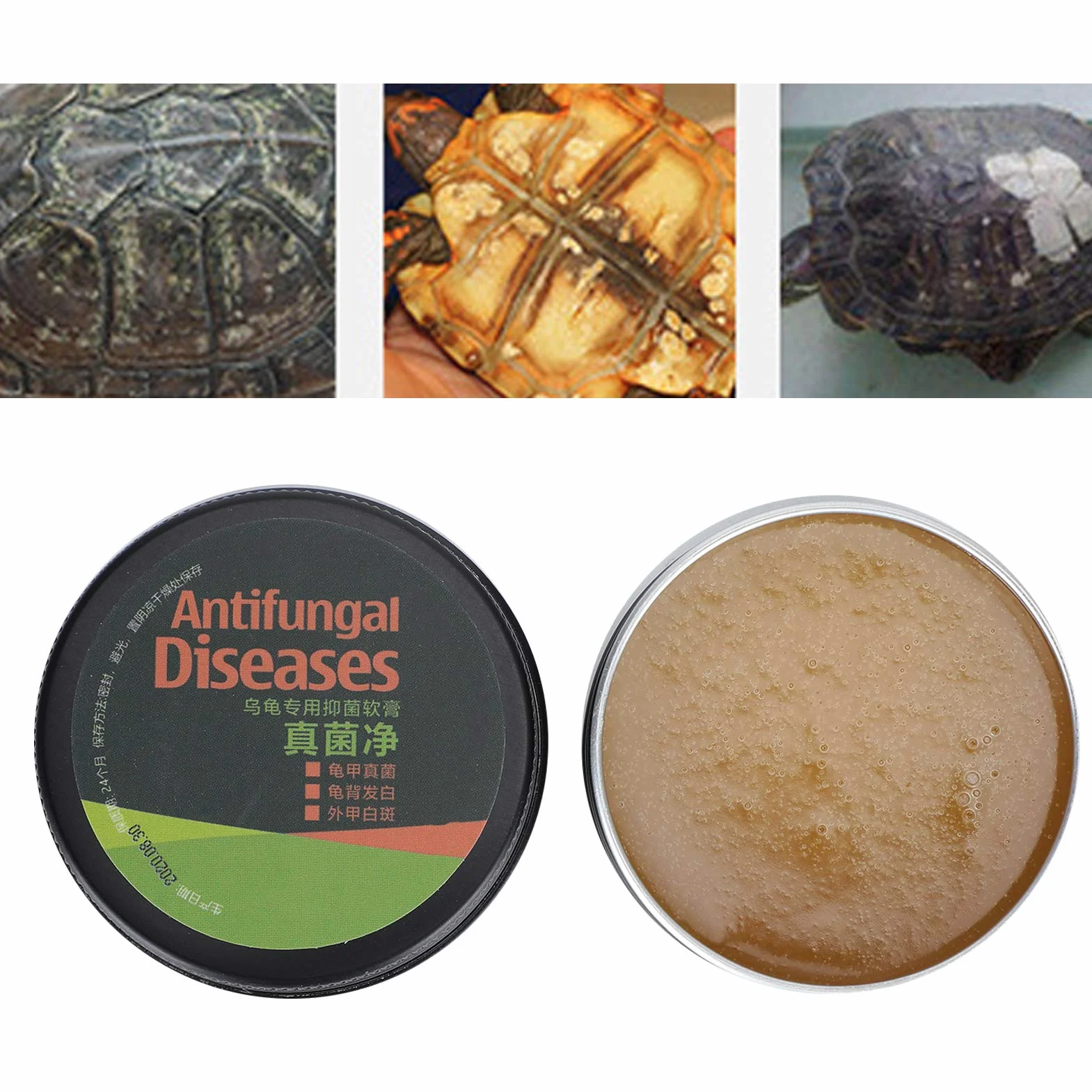 Crema Idratante Salva Tartaruga, Crema Antimicotica per la Cura delle Tartarughe Rimuovi la Macchia Bianca del Fungo Rimuovi per Balsamo Risparmiatore Tartaruga Tartaruga(Rete da funghi)