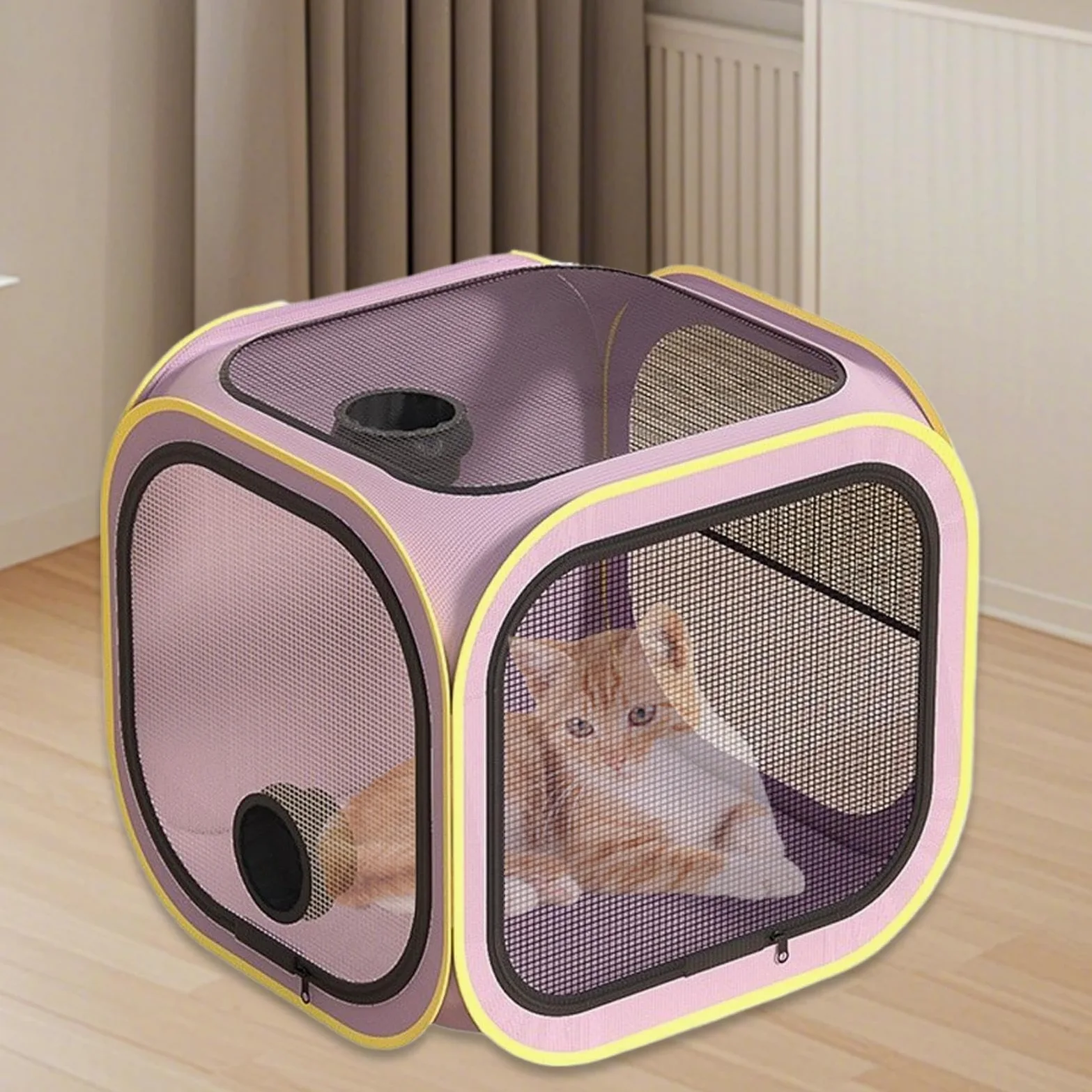 Asciugatore Per Gatti - Toelettatura Domestica,Spazio Toeletta Portatile Antivento Per Cani Piccoli Grandi E Gatti Esterno E Interno