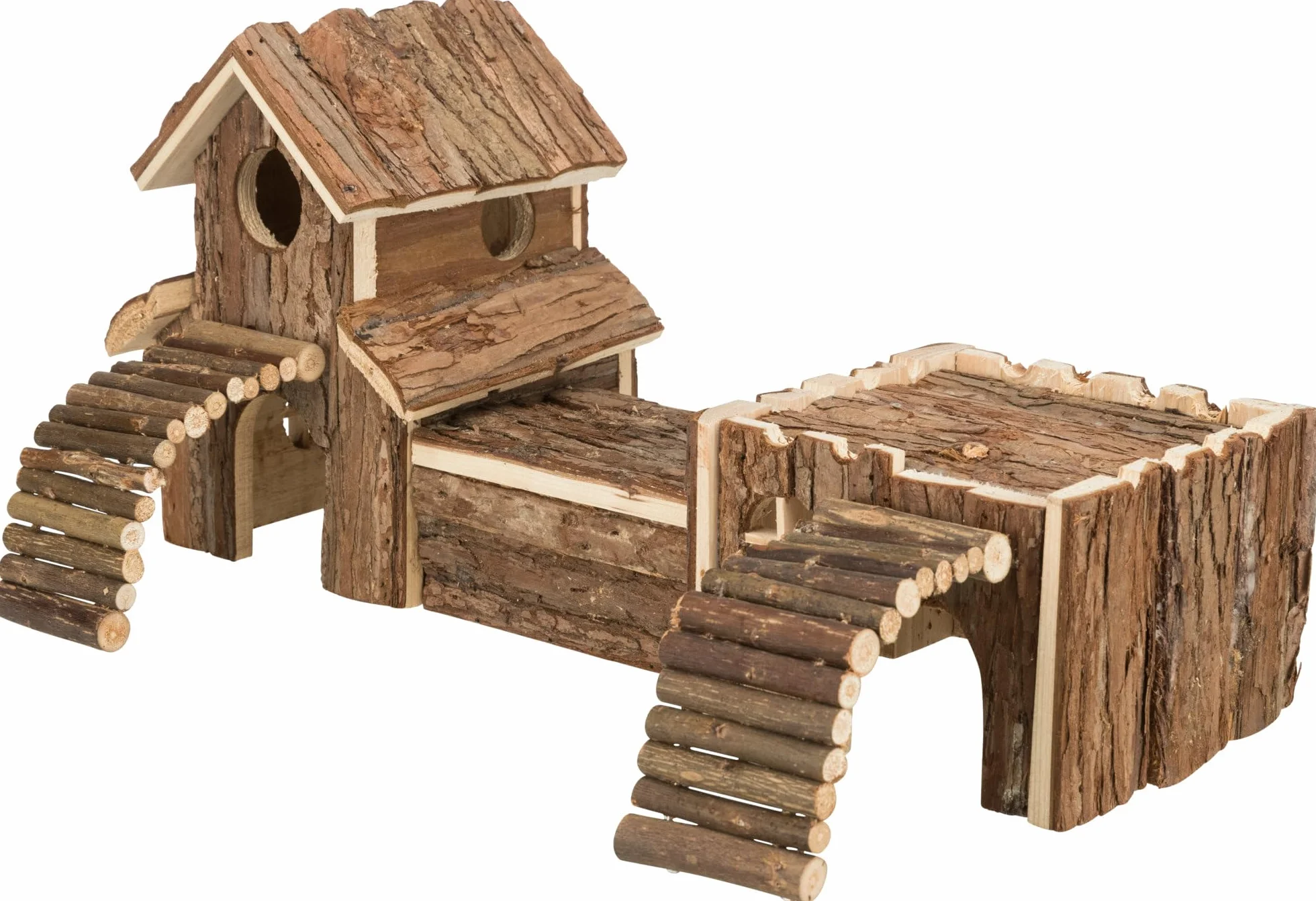 Trixie Natural Living - Sistema a tunnel Frida, 47 x 22 x 15 cm, colore: Marrone