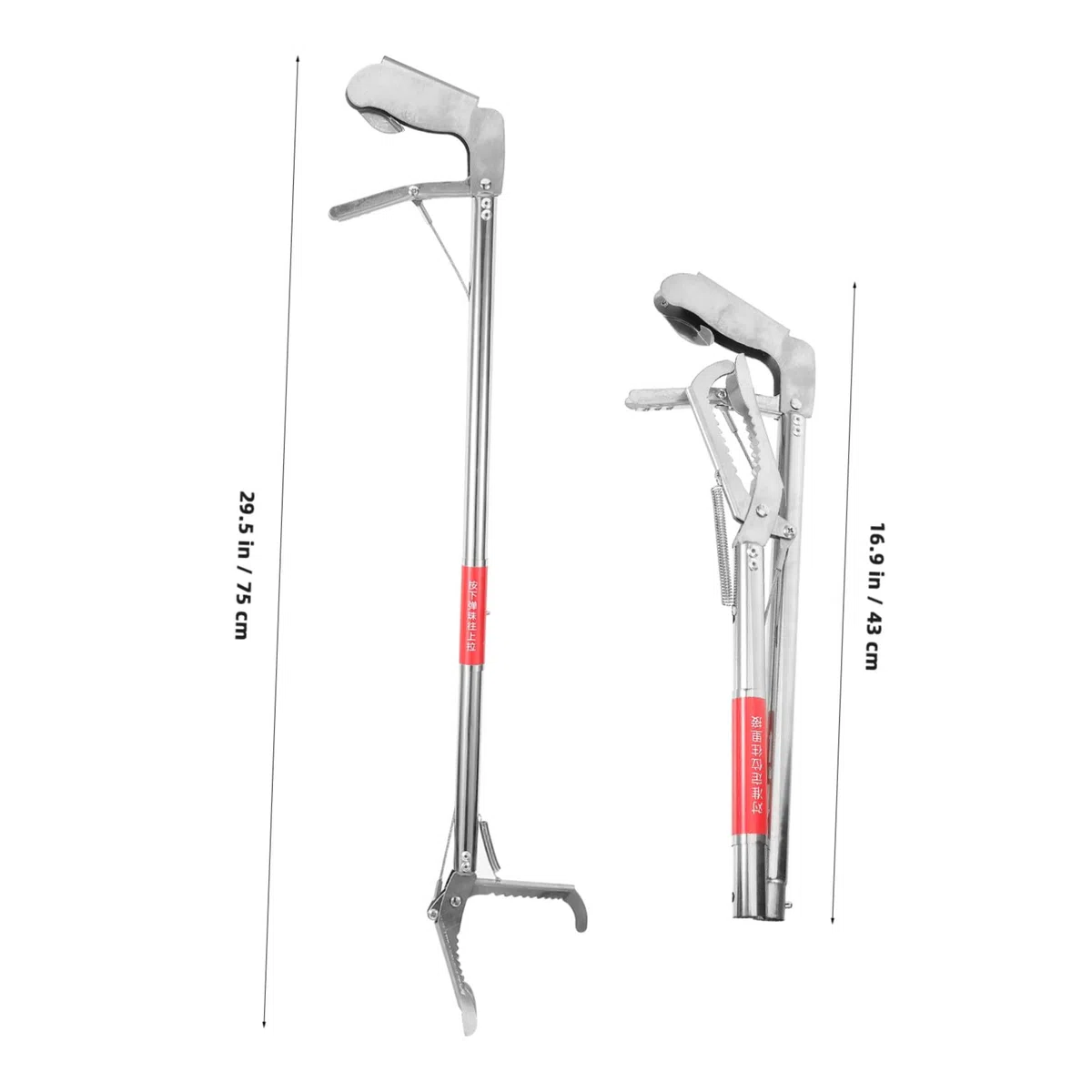 Toddmomy Pinza in per e Granchio con Mascella Larga Antiscivolo e Resistente Allusura Strumento Multifunzionale per Loach e Rifiuti Design Sicuro per Mani Protette