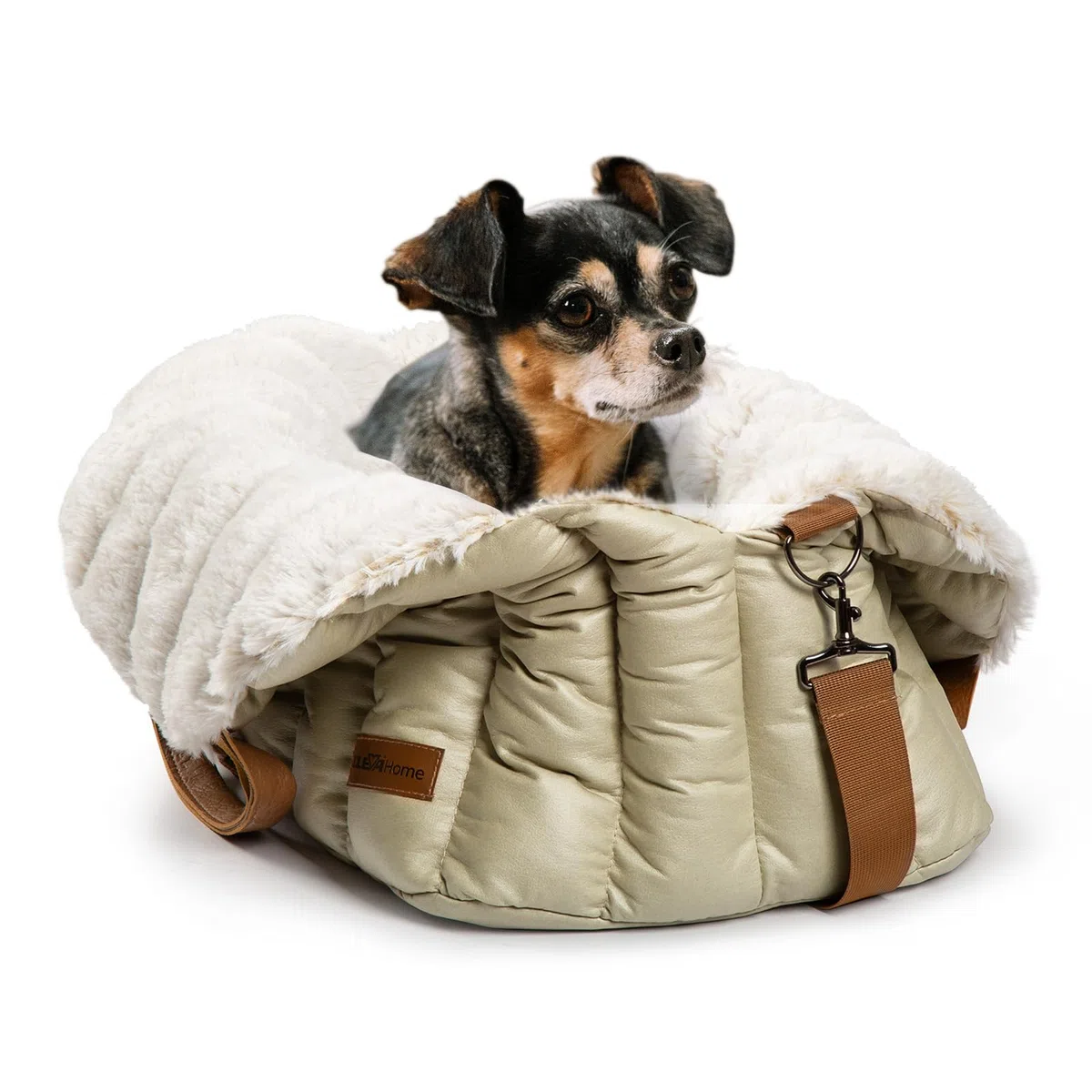 ClevaHome Trasportino 3 in 1 per Cani di Piccola Taglia – Seggiolino Auto, Cuccia Portatile e Borsa da Viaggio per Uso Interno ed Esterno