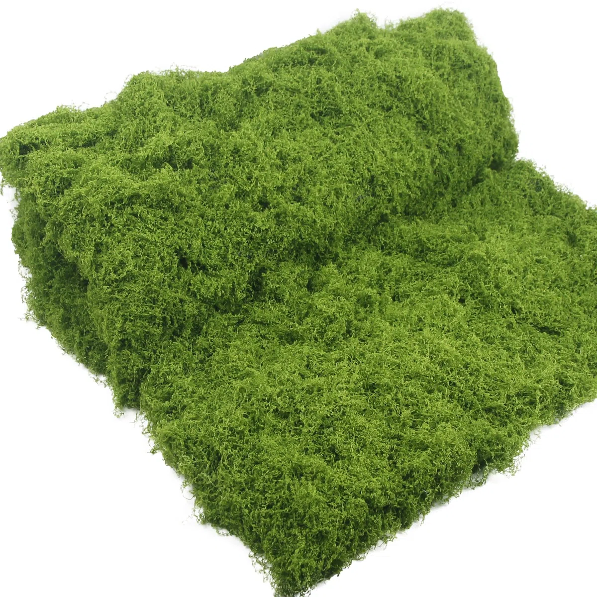 Muschio Finto per Decorazioni 100 x 100 cm Muschio Stabilizzato Nylon Verde Artificiale Muschio Sintetico per Acquario Modellismo Terrario Casa Decori Natale Pasqua Parete