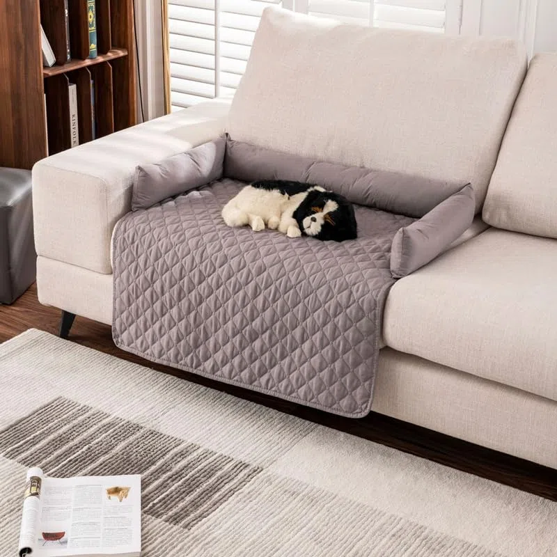 Copridivano per cani 75x75 cm, morbido e antiscivolo, letto coperta lavabile a mano, protezione per divano – per cani di taglia grande