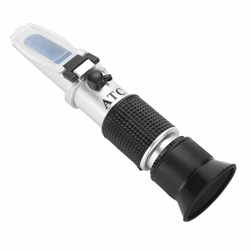 Fdit Salinità dell'Acqua Marina Acquario Ottica Rifrattometro Temperatura ATC Digitale 0-10%