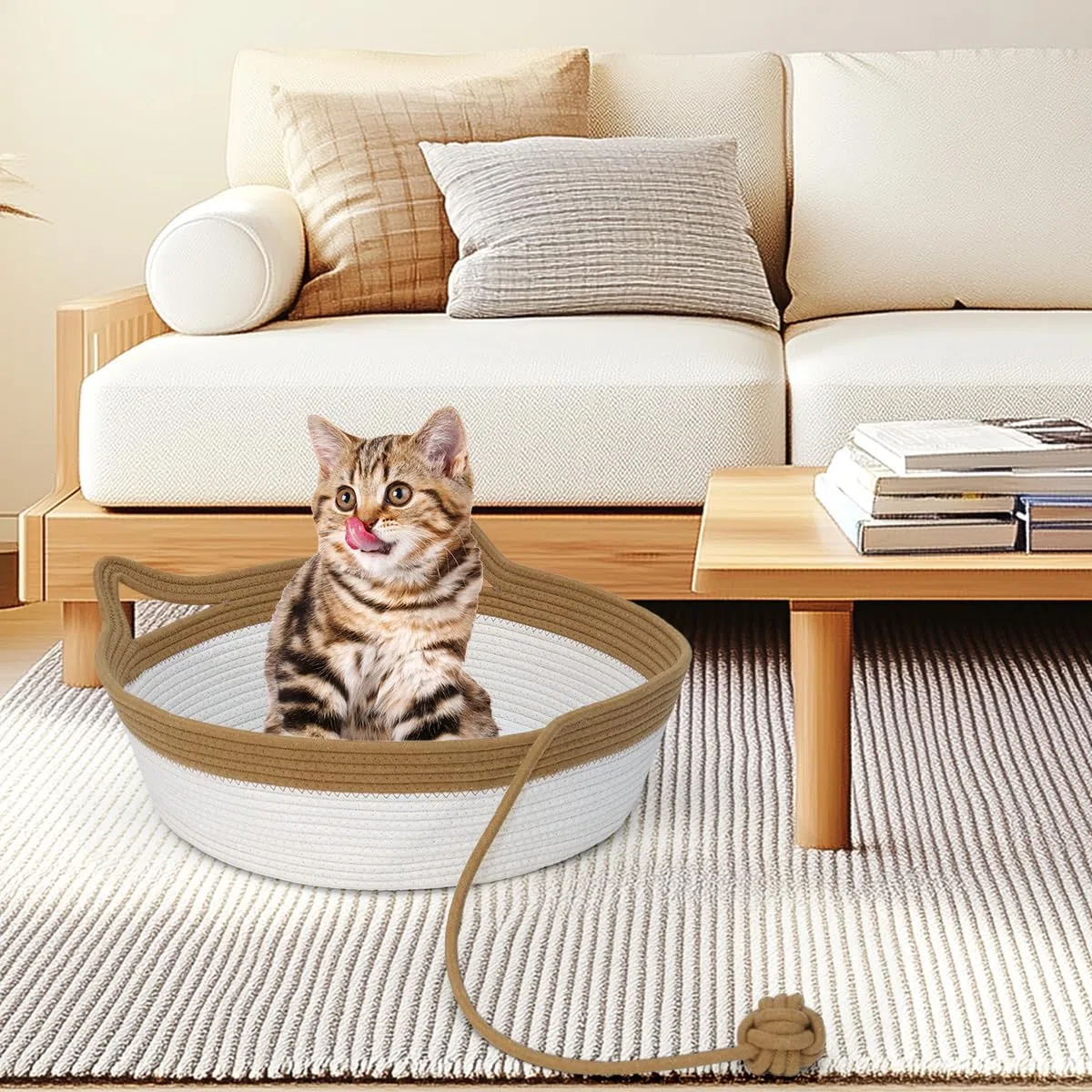 Graciadeco Letti per gatti (marrone, L)