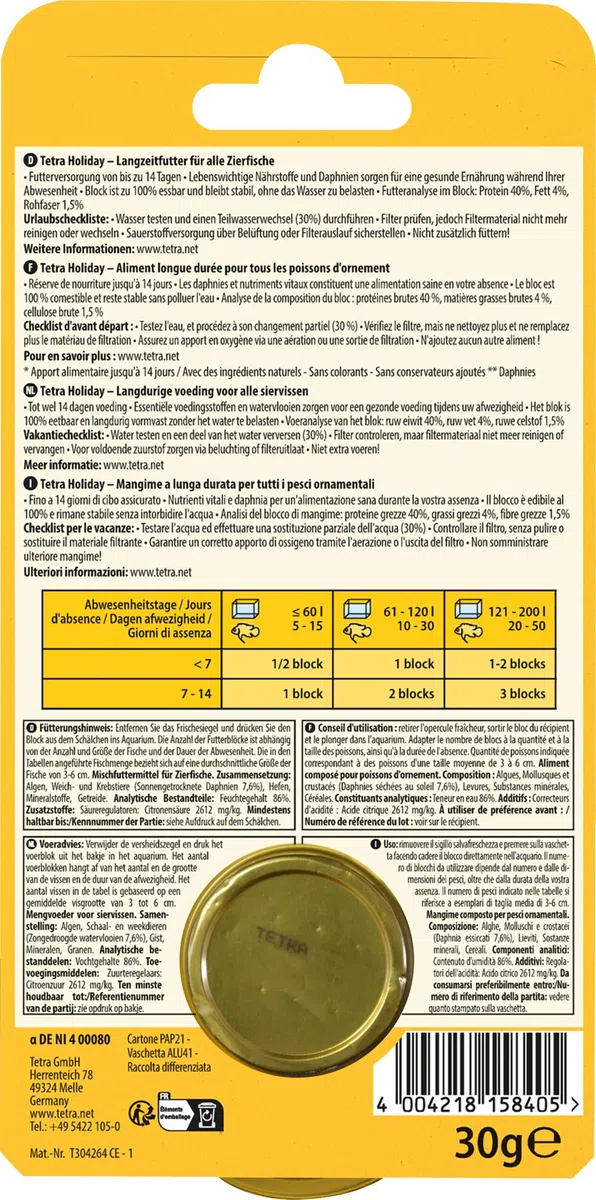TetraMin Mangime per Pesci Tropicali Holiday da 30gr