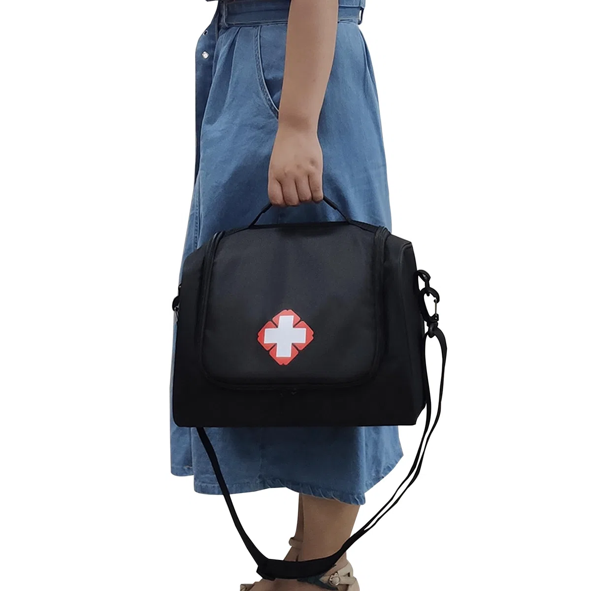 Borsa di primo soccorso Lyirfan vuota, kit portatile per cani, grande capacità, borsa trauma medica EMT
