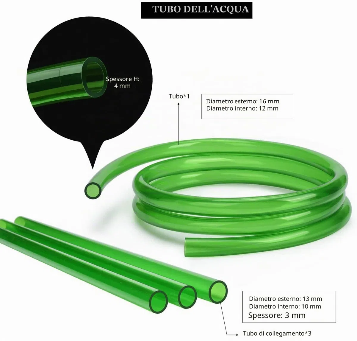 Detergente per acquario Accessori per acquari verdi Detergente per Ghiaia Pompa a sifone Detergente per ghiaia Kit con controllo del flusso regolabile per cambio d'acqua
