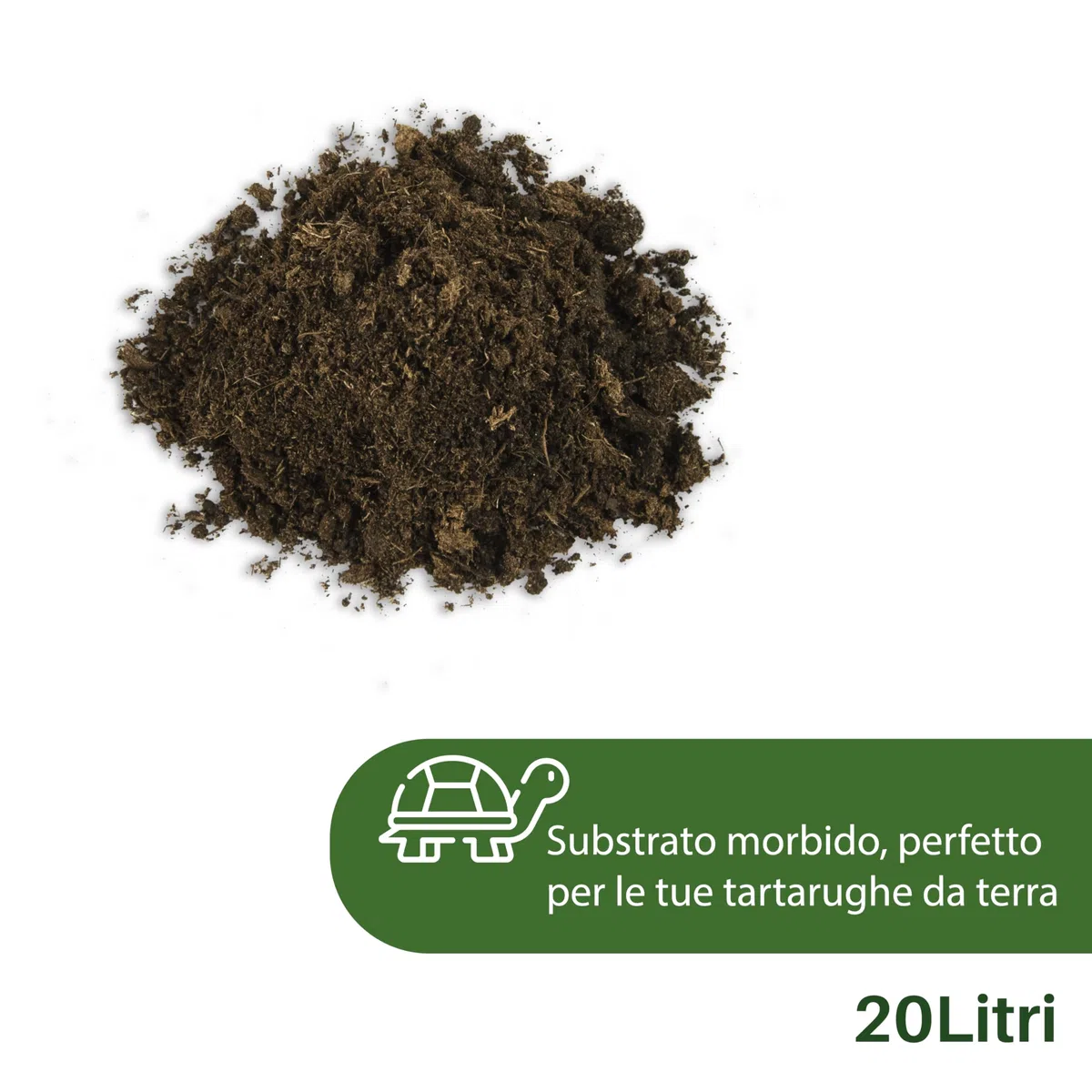 AGRI-CULTURA® | Terra per Tartarughe da Terra 20 L | Substrato specifico per Tartarughe di Terra e terrario.
