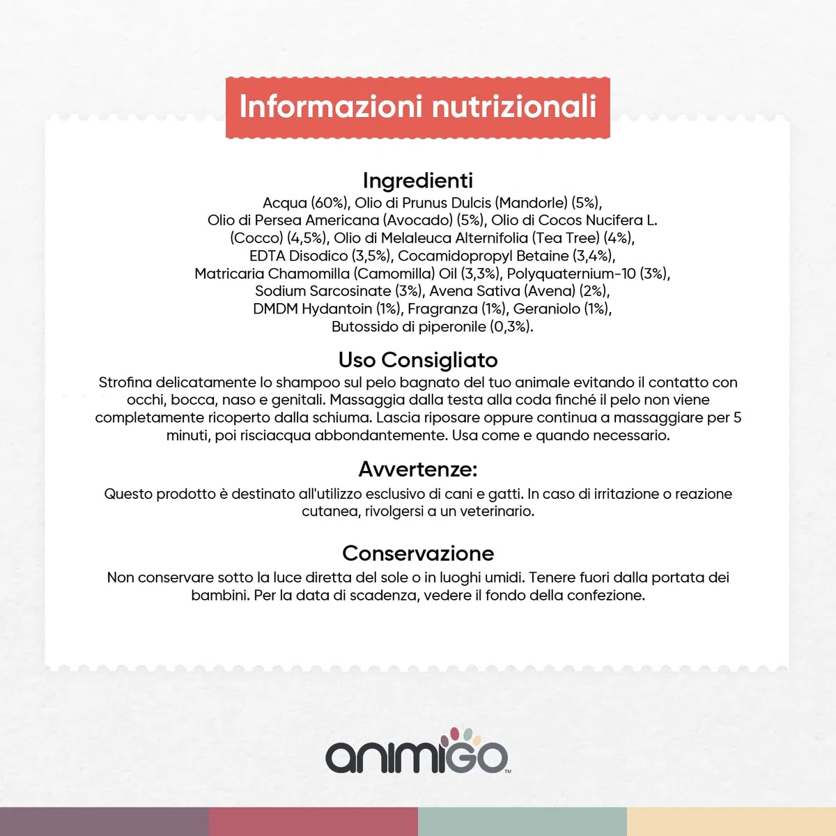 Shampoo Antiparassitario per Gatti e Cani 500ml, Antiparassitario Cani e Gatti pH Equilibrato, Shampoo Ricco di Ingredienti Naturali, Antipulci Gatto