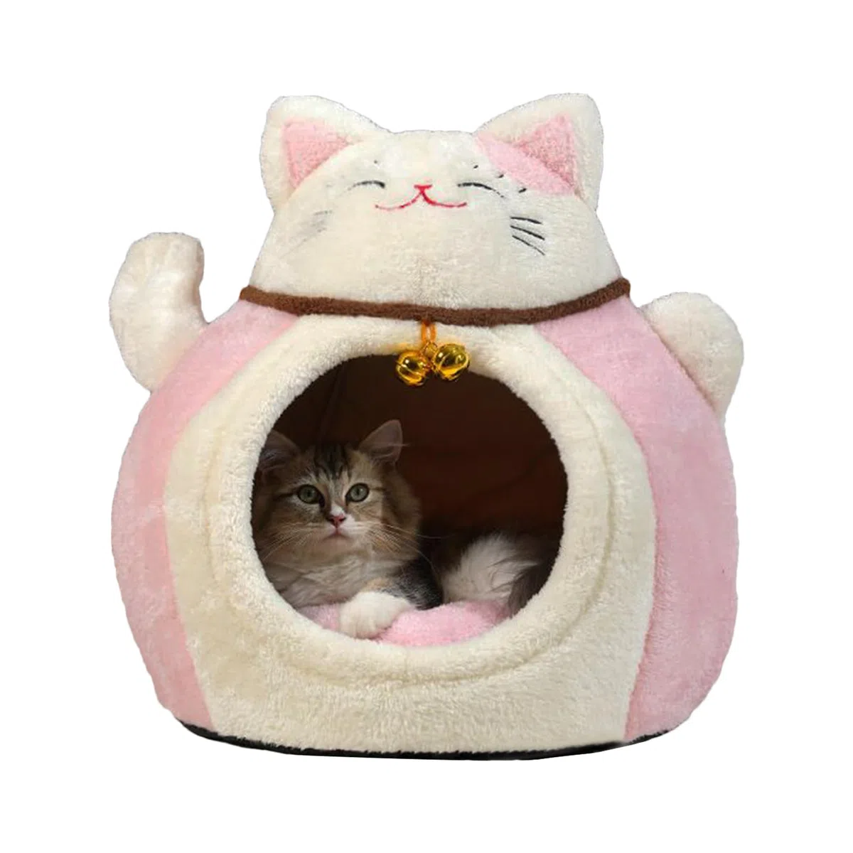 Letto Caverna Per Gatti Invernale | Casetta Semi-Chiusa per Piccoli Animali,a Forma di Cupola per Gatti | Per Interno Casa Soggiorno Camera Da Letto Recupero E Sonno Rifugio Clinica Veterinaria