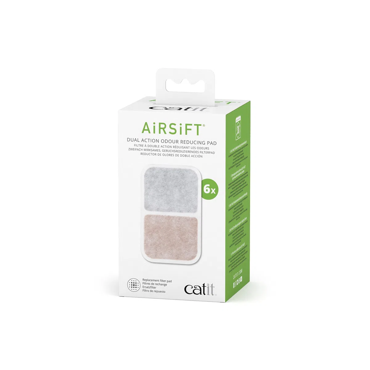 Catit AiRSiFT - Confezione da 6 pastiglie antiodore per lettiera