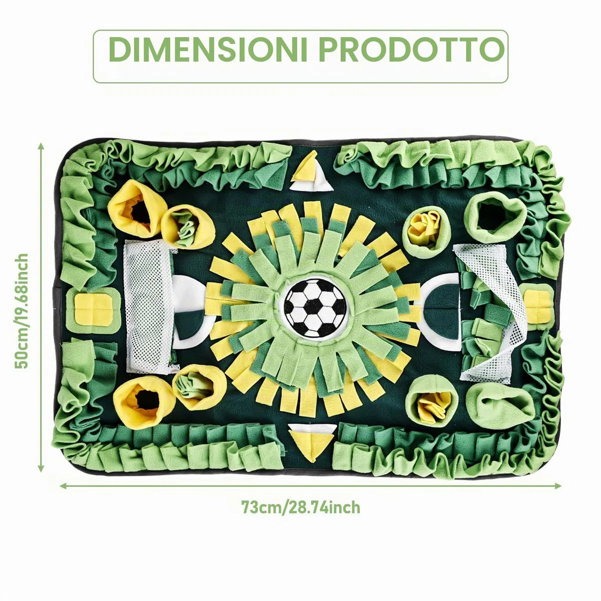 Molbory Tappeto da Fiuto per Cani di Grandi Dimensioni - Giocattolo Intelligente, Coperta Antiscivolo per Cani e Gatti, 73 x 50 cm