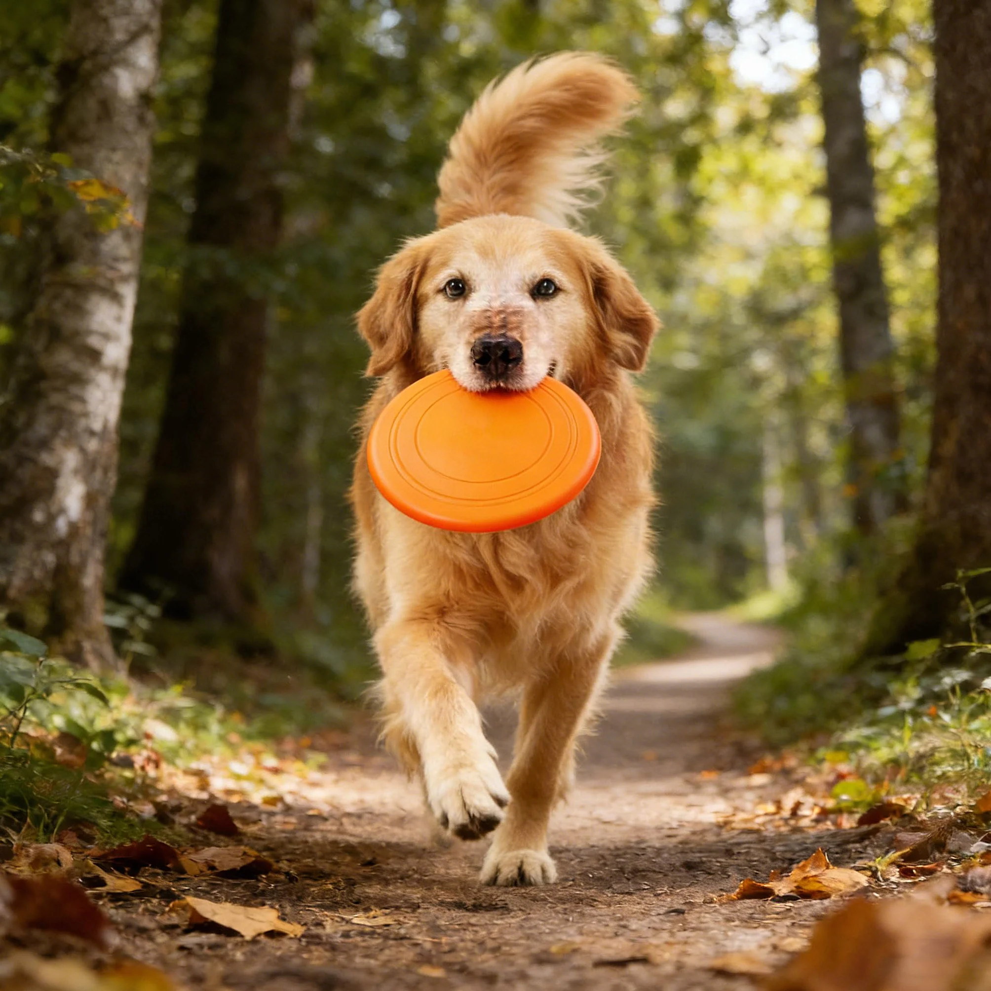 7 Pezzi Frisbee Giocattolo per Cani, Disco Volante di Gomma, Dog Flying Disc, Facile da Trasportare, per Addestramento e Cura dei Denti