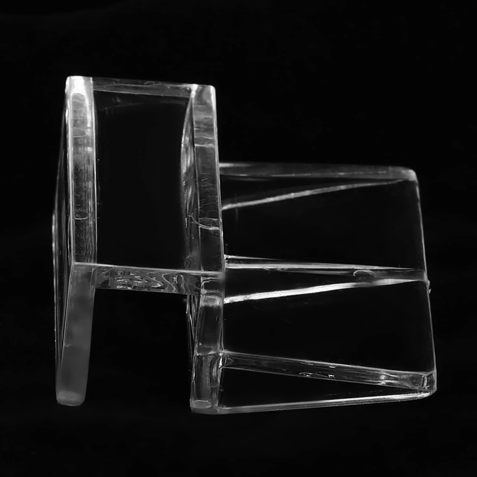 Akozon Accessorio per Morsetto di Supporto per Supporto per Clip in Acrilico con Copertura in Vetro da 20 Pezzi per Acquario (8mm)