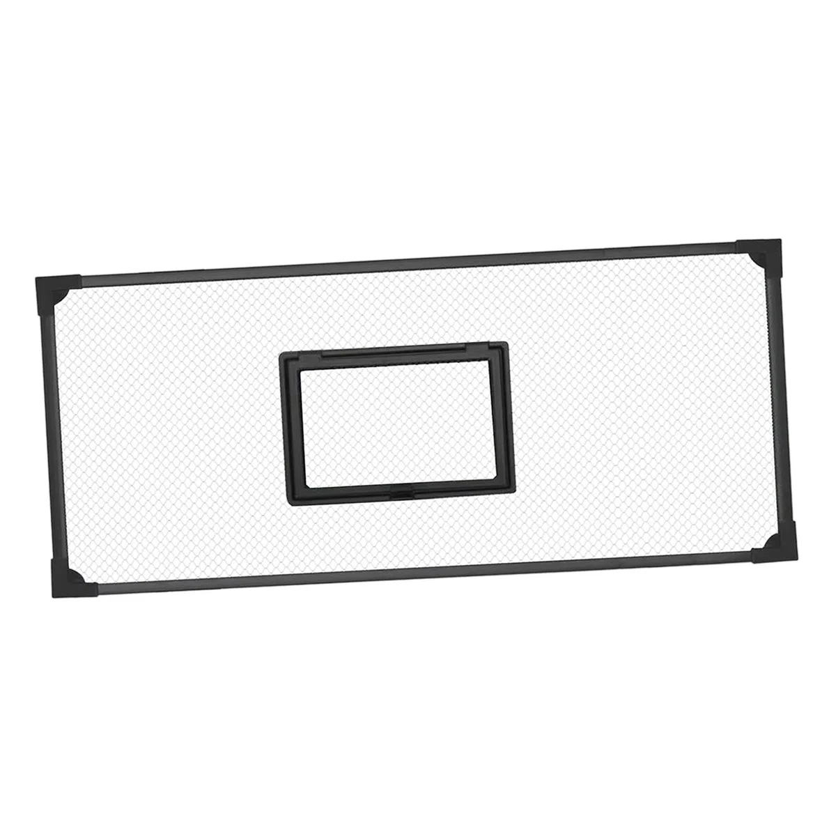 Baoblaze Copertura in Rete da 5 mm per Acquario, Multifunzionale, Resistente all'Usura, Professionale, Installazione Rapida, con Finestra di Alimentazione, 100x40 Cm
