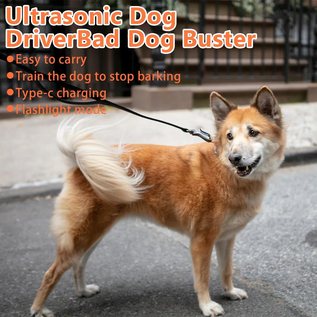 Antiabbaio Cani Potente,Scaccia cani a ultrasuoni,Antiabbaio per Cani ad Ultrasuoni,Sicuro per Taglia Piccola Media Grande, Interni ed Esterni