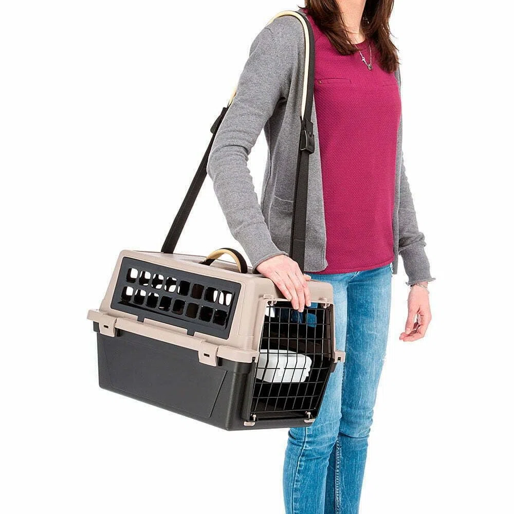 Ferplast Trasportino cane gatto viaggio Ferplast Atlas Trendy Plus con tracolla 2 colori