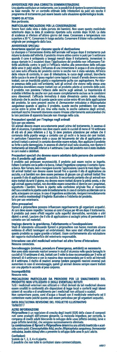 Fipralone Duo Fipralone Duo 402 Mg/120 Mg Soluzione Spot-on per Cani di Taglia Gigante