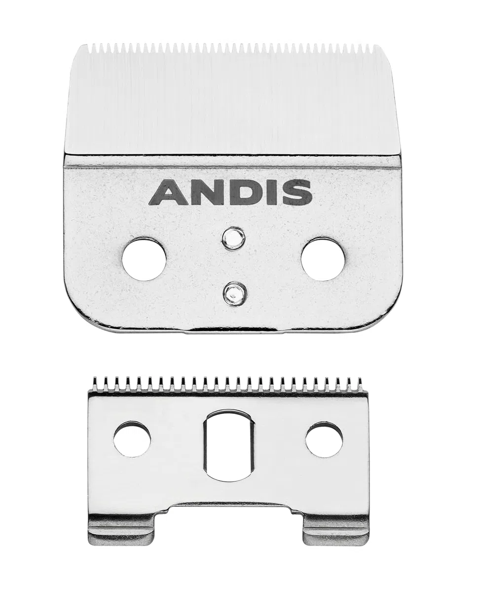 Andis 04604 Outliner II Trimmer Replacement Blade – Made of Stainless and Carbon Steel, Close-Cutting Square Blade, Deep Tooth Blade for Crisp Outlines & Designs - for GO & GTO Trimmers, Silver