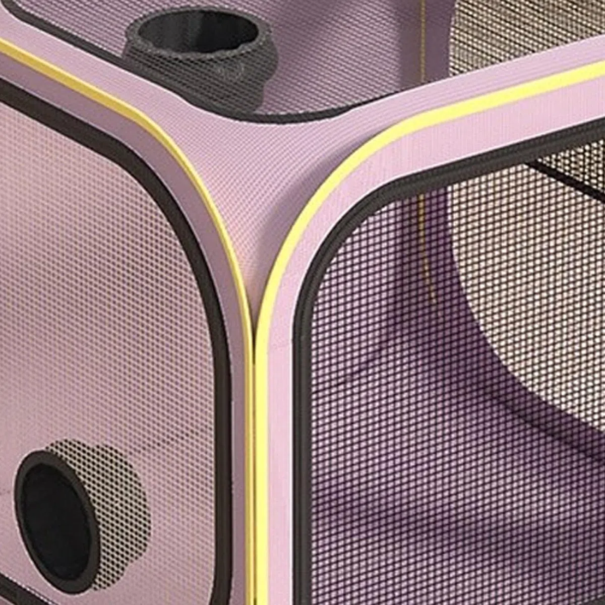 Asciugatore per Gatti Scatola - Recinto Asciugatura,Salone Toelettatura Portatile per Animali Domestici con Gabbia Anti-Volante per Cani Gatti