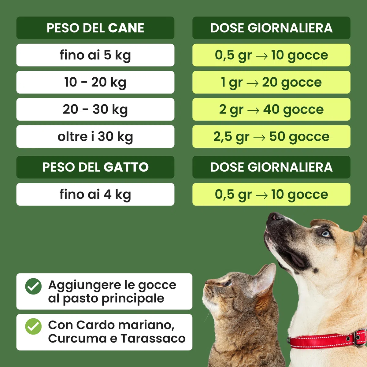 Trebifarma EPATOL PC Gocce per Il Benessere del Fegato e Le Naturali Funzioni Depurative - Mangime Complementare per Cani e Gatti con Cardo Mariano, Curcuma e Tarassaco - 30 ml