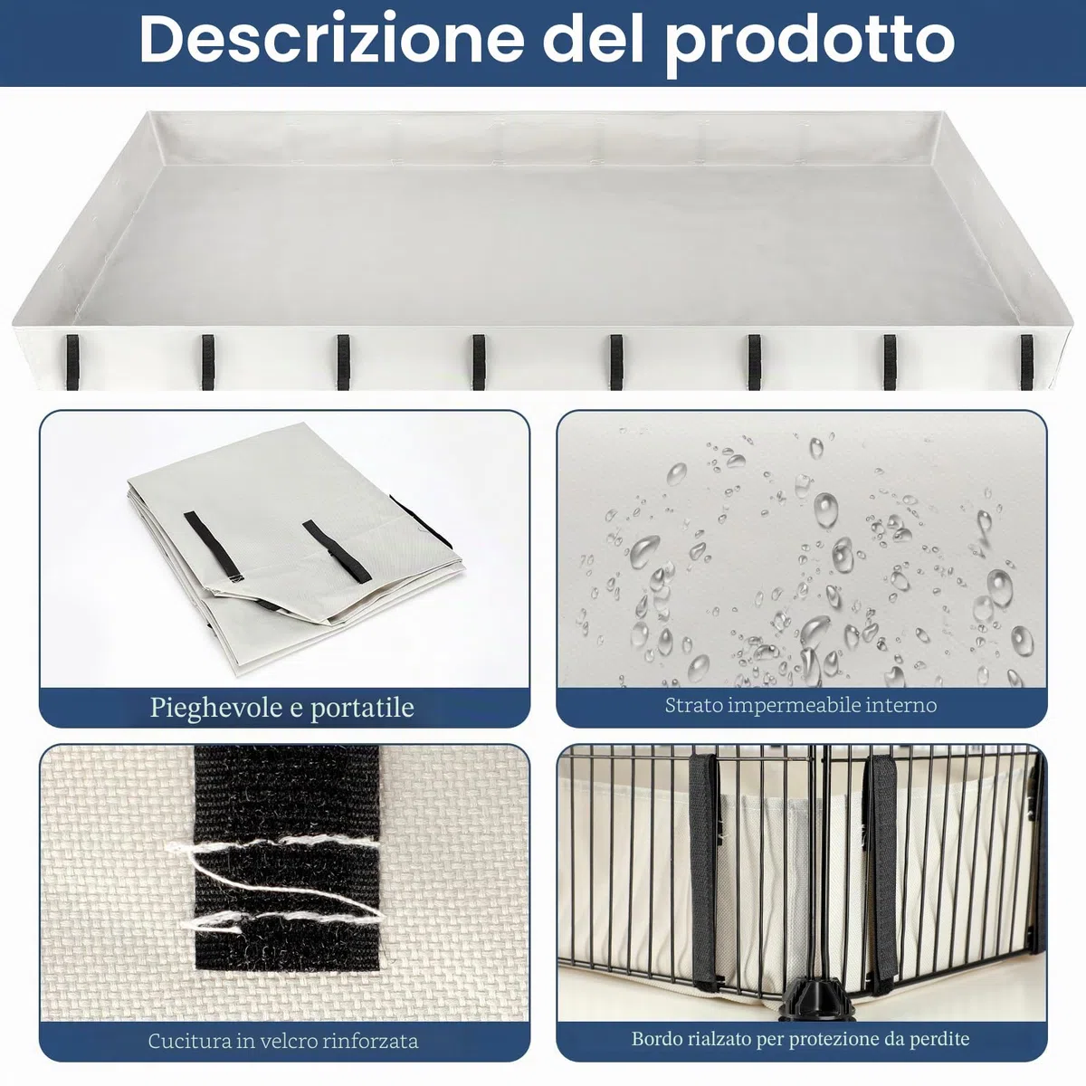 Impermeabile Oxford tessuto Habitat per Guinea Pig Pet Cage(gabbia non inclusa),Guinea Pig lettiera gabbie Liner per fai da te gabbia per animali di piccole dimensioni,Lavabile PIPI Pads XL