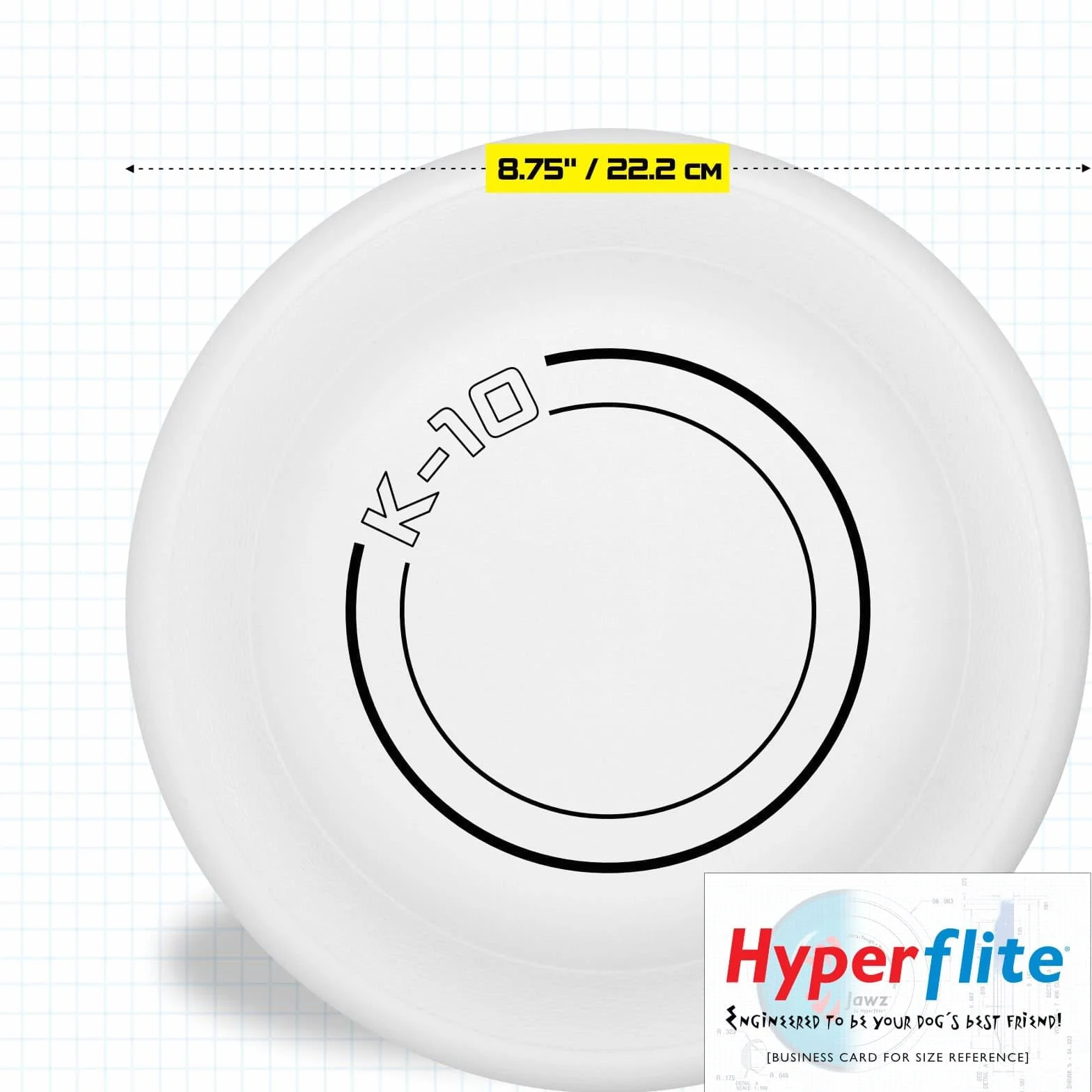 Hyperflite Jawz - Disco da lancio per canini, 22,2 cm, 145 g (Mango)