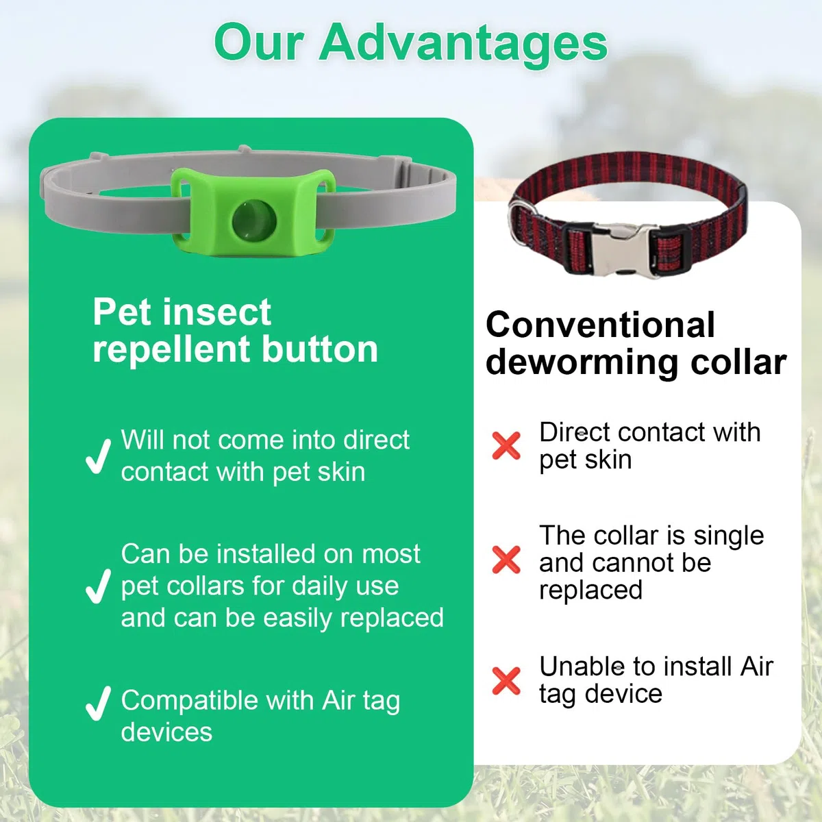 Collare Antipulci Cane,Collare Antipulci per Cani Impermeabile,Collare Antipulci e Zecche per Cani Naturale,Aquality Pets Collare Antiparassitario Natural, Ingredienti 100% Naturali