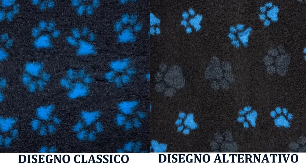 Profleece® NonSlip Vet Bedding Originale Tappeto per Cani e Gatti Incontinenti, Anziani, Malati cm 100x75 Termoisolante, Filtra i Liquidi, Mantiene il Pelo Asciutto. (Azzurro)
