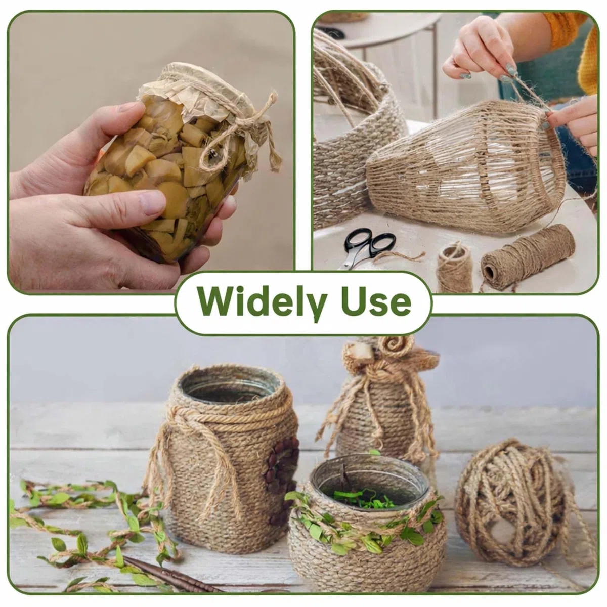 Corda Tiragraffi per Gatti 6mm x 60m, 2 Pezzi Corda per Tiragraffi, Corda Canapa, Sisal per Tiragraffi, Spago per Tiragraffi per Gatti, Ricambi Tiragraffi, Alberi Gatto, Fai da Te, Giardinaggio e Casa