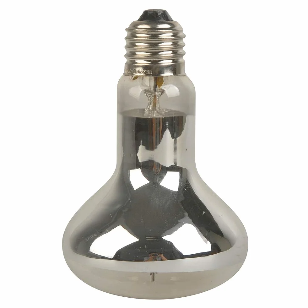 Lucky Herp, lampada UVA UVB a vapori di mercurio per rettili, 80 Watt, R80, E27 Filettatura a vite