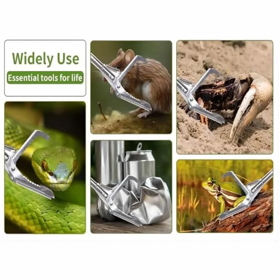 Osmond Strumento per afferrare serpenti, clip per afferrare serpenti, strumento per afferrare serpenti adatto per vari scenari, pinze a serpente