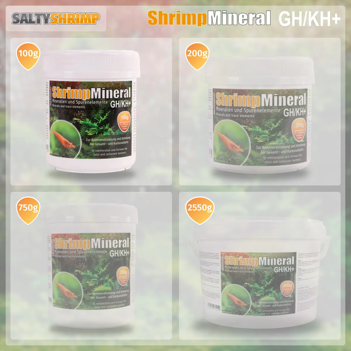 Shrimp mineral GH/KH+