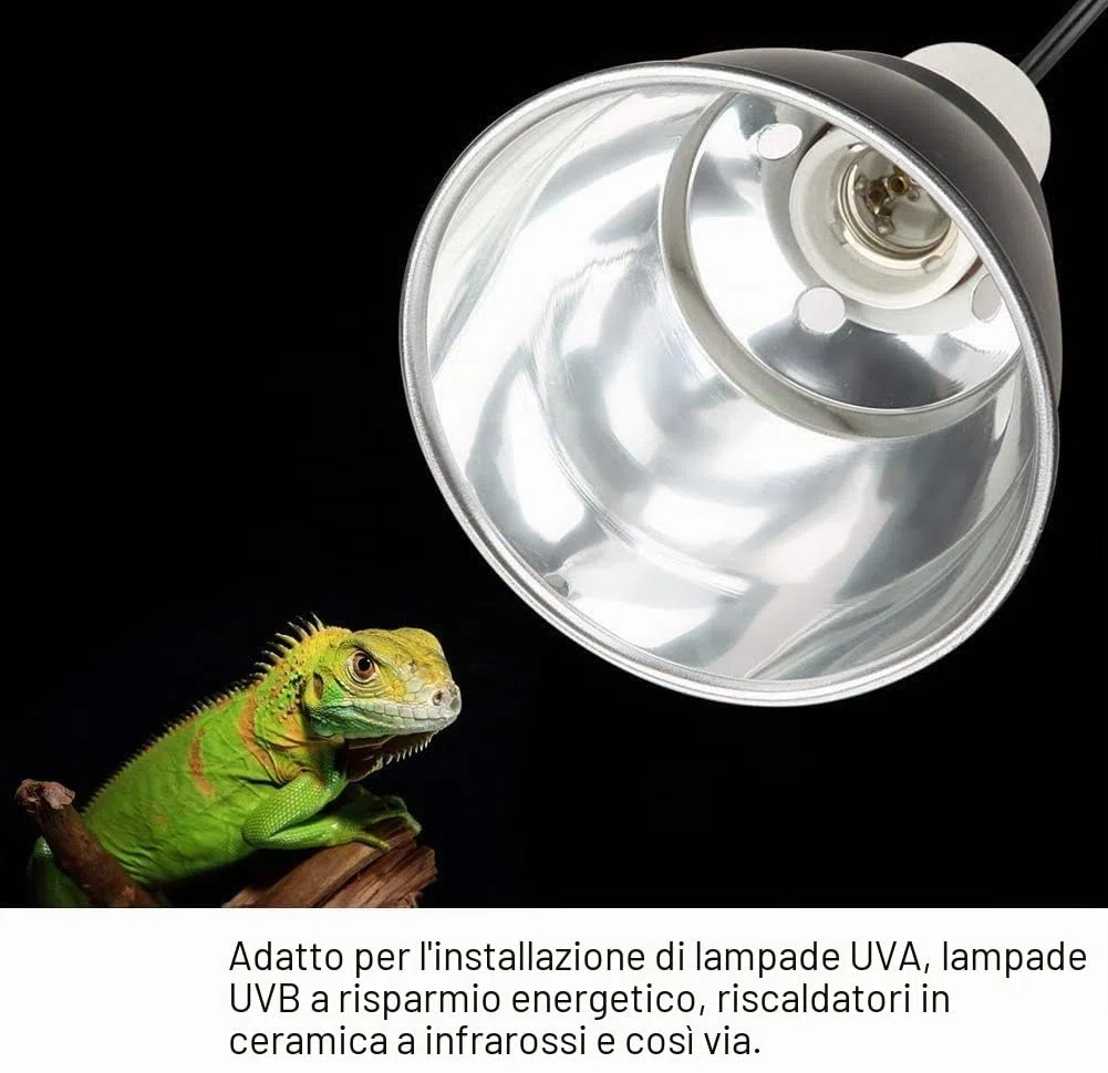 POFET E27 rettile tartaruga calore UVA/UVB lampadina lampada portalampada, faro di riscaldamento rettile 300W per pollo Brooder crogiolamento