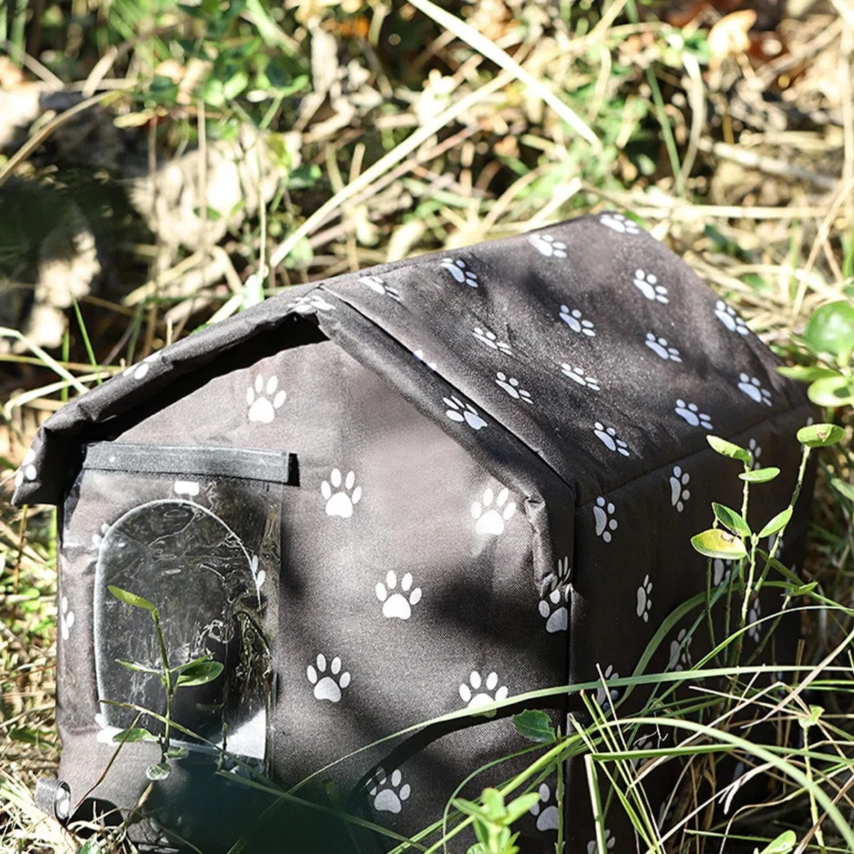 Casetta per Gatti per Esterni, Cuccia per Gatto da Esterno, Isolamento Termico lettoes Tana, Casetta per Gatti da Esterno Impermeabile per Animali Domestici e Randagi
