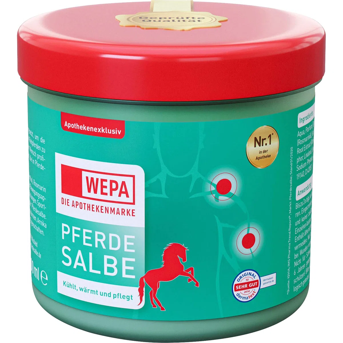 Wepa - Arco per cavalli, 250 ml